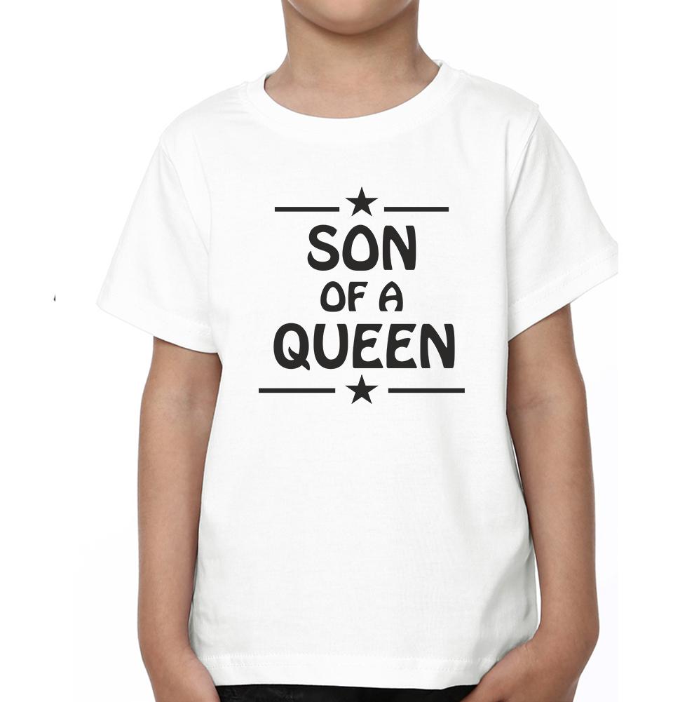Queen Son of a queen Mother and Son Matching T-Shirt- FunkyTeesClub