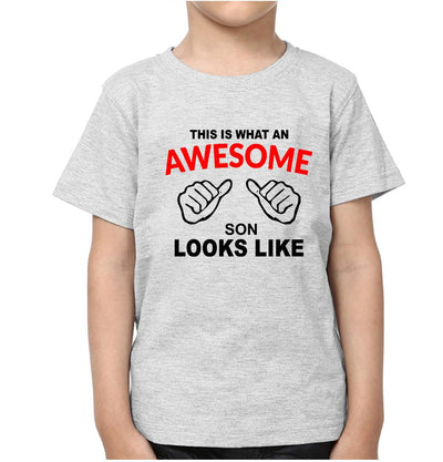 This is What An Awesome Dad Looks Like Father and Son Matching T-Shirt- FunkyTeesClub