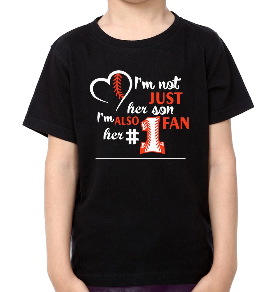 I'M Not Just His Mom Mother and Son Matching T-Shirt- FunkyTeesClub