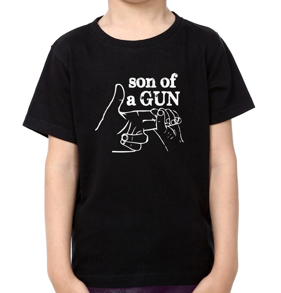 Gun son OF Gun Father and Son Matching T-Shirt- FunkyTeesClub