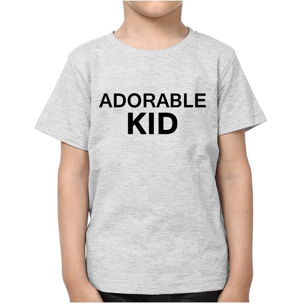 I Make Adorable Kids Adorable Kid Father and Son Matching T-Shirt- FunkyTeesClub
