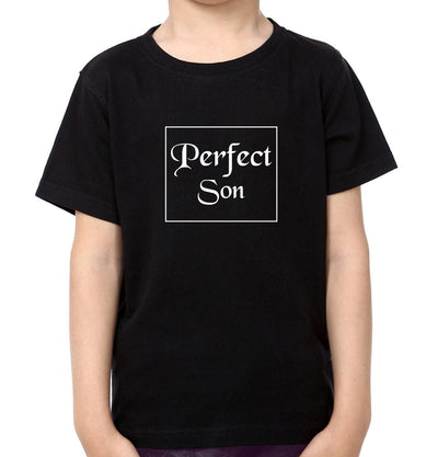 Perfect Mom Perfect Son Mother and Son Matching T-Shirt- FunkyTeesClub