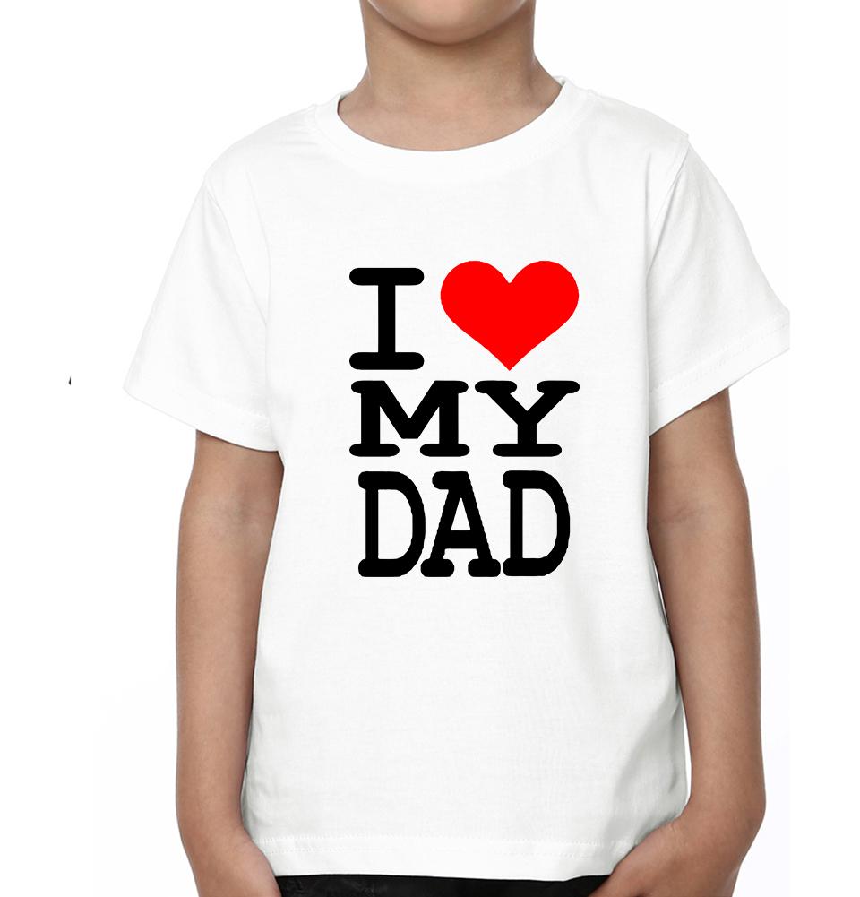 I Love My Dad I Love My Son Father and Son Matching T-Shirt- FunkyTeesClub