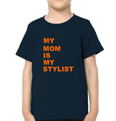 My Mom Is My Stylist Mother and Son Matching T-Shirt- FunkyTeesClub