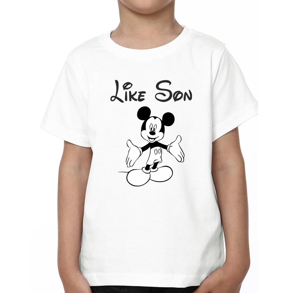 Like Father Like Son Father and Son Matching T-Shirt- FunkyTeesClub
