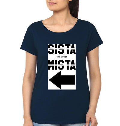 Sista BFF Half Sleeves T-Shirts-FunkyTees