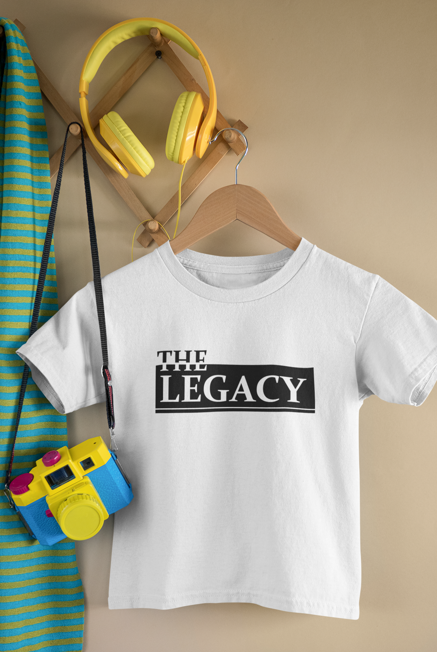 The Legend Father and Son White Matching T-Shirt- FunkyTeesClub