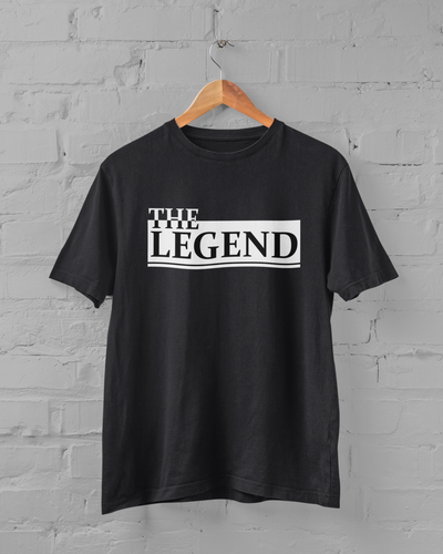 The Legend Father and Son Black Matching T-Shirt- FunkyTeesClub