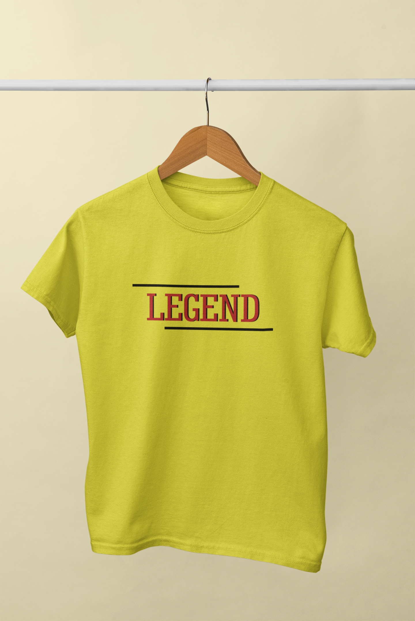 Legend Father and Son Yellow Matching T-Shirt- FunkyTeesClub