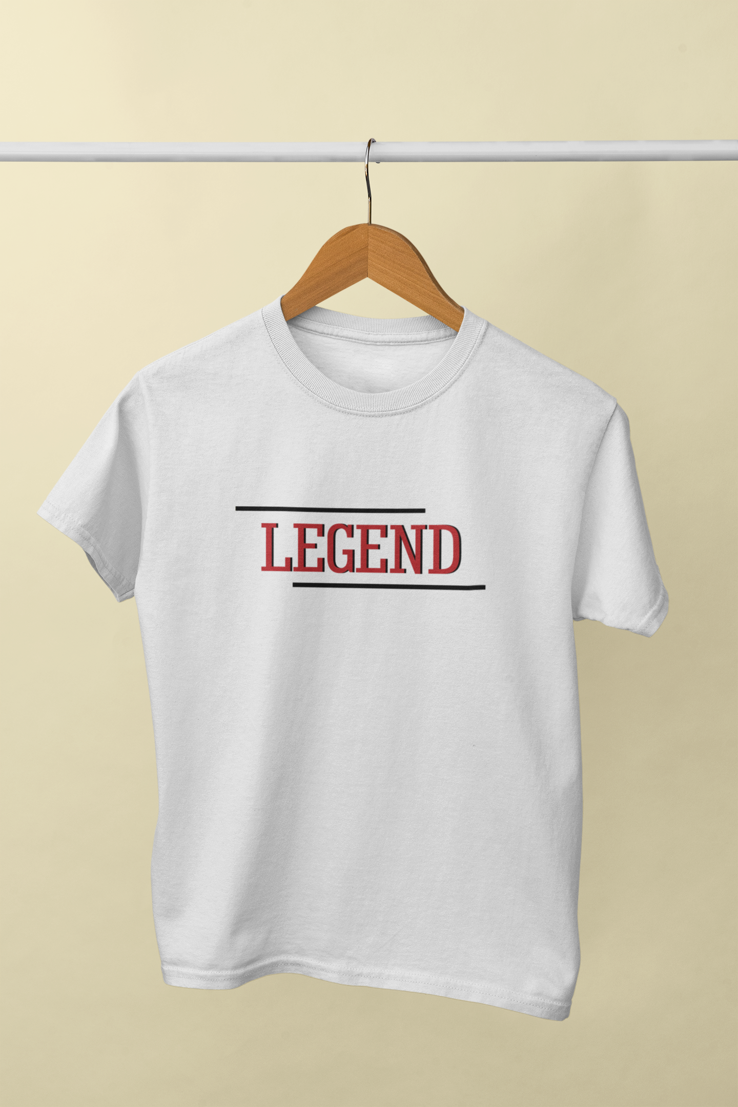 Legend Father and Son White Matching T-Shirt- FunkyTeesClub