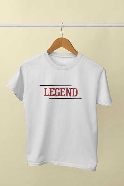 Legend Father and Son White Matching T-Shirt- FunkyTeesClub