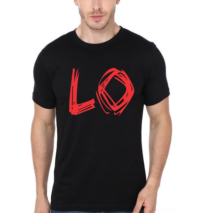 Love Couple Half Sleeves T-Shirts -FunkyTees