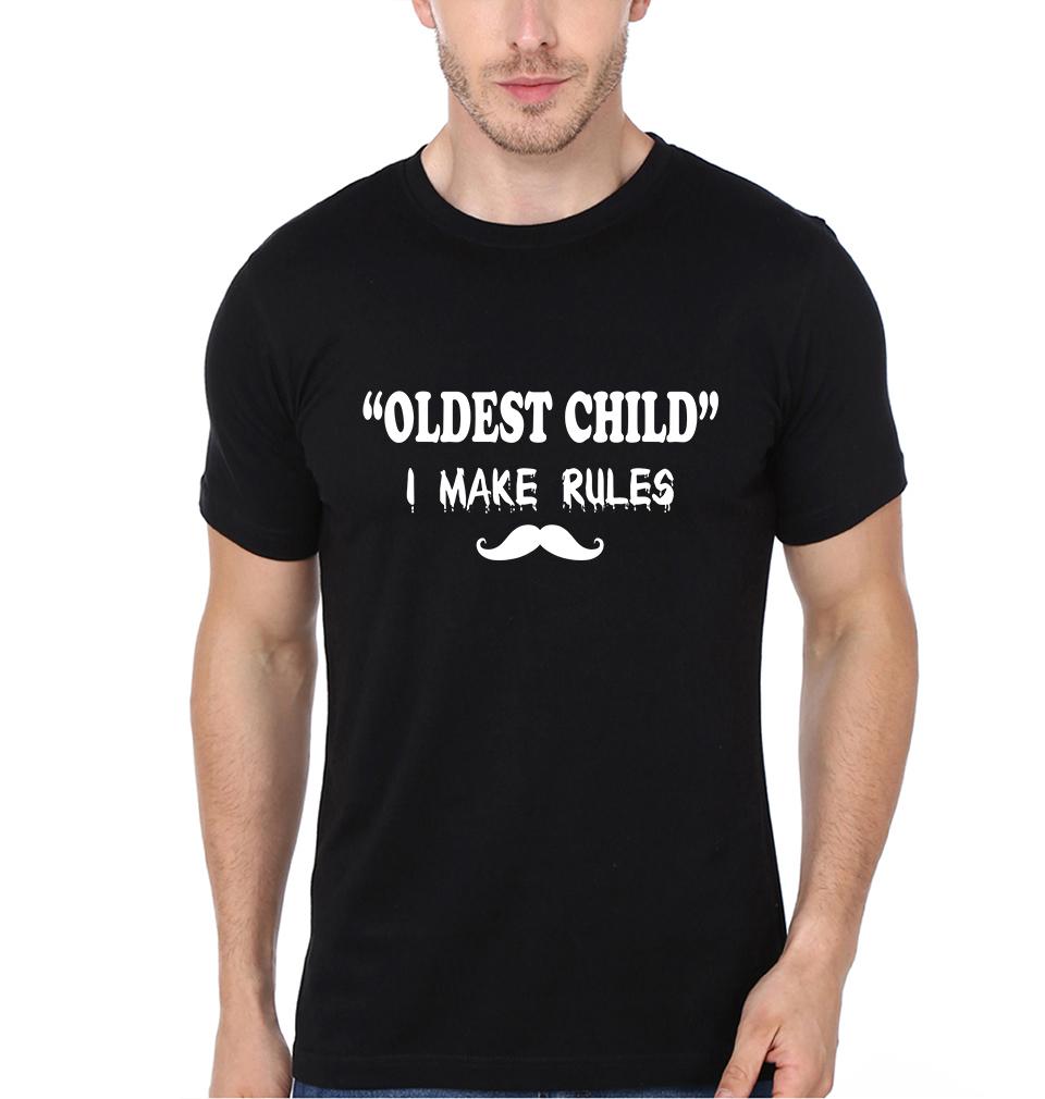 Oldest Middle Youngest Child Brother-Sister Half Sleeves T-Shirts -FunkyTees