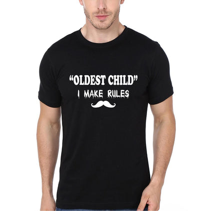 Oldest Middle Youngest Child Brother-Sister Half Sleeves T-Shirts -FunkyTees