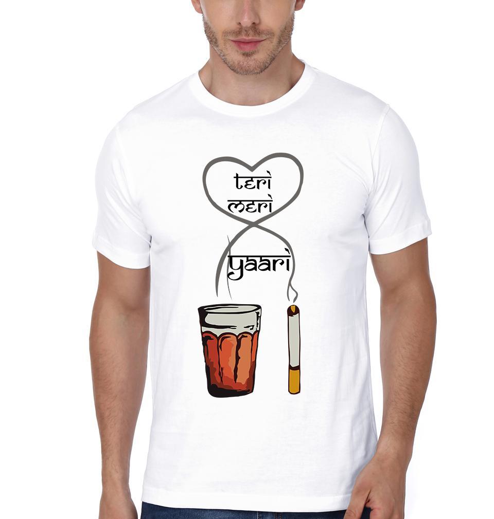 Teri Meri Yaari BFF Half Sleeves T-Shirts-FunkyTees