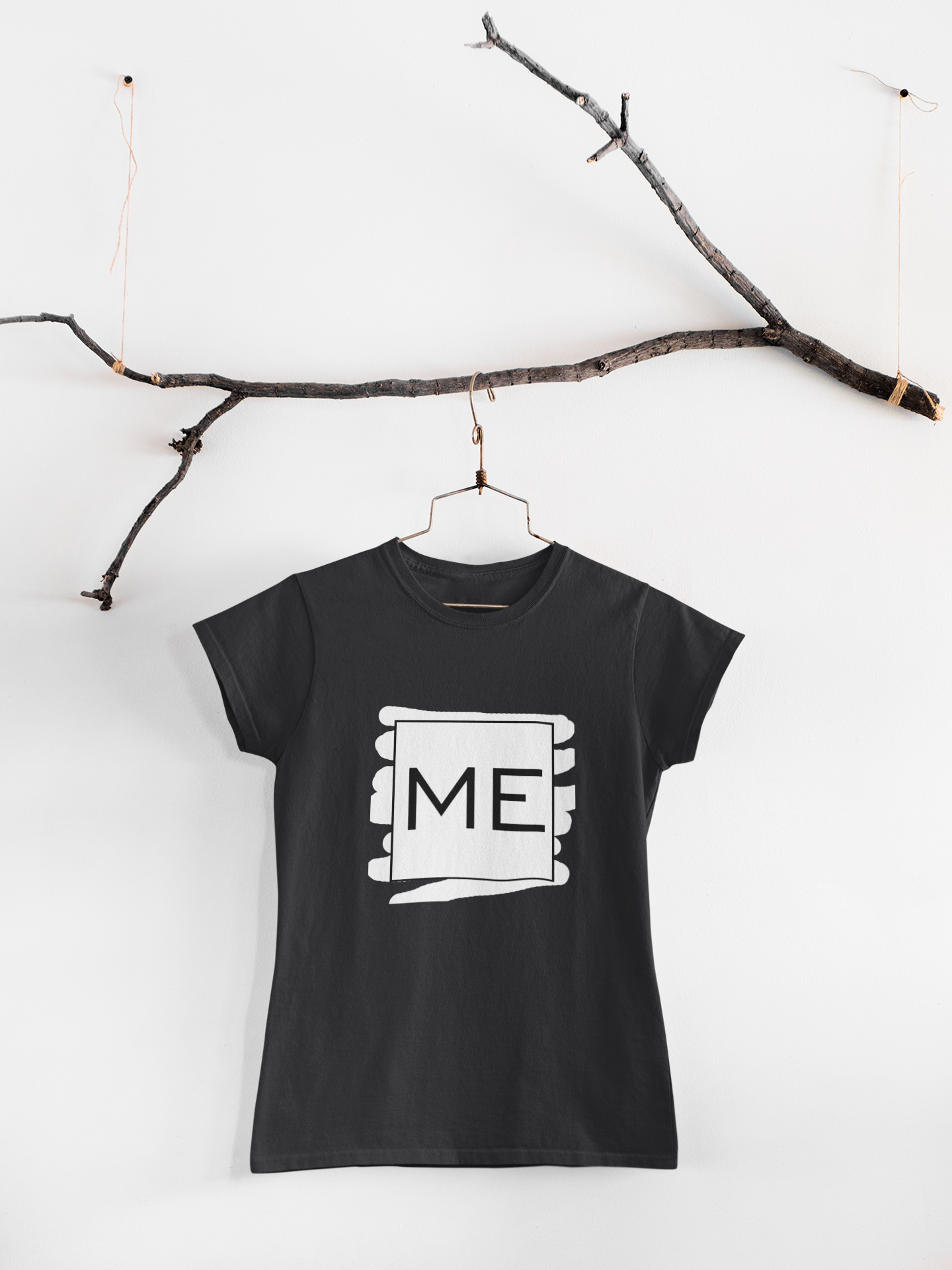 Me Father and Daughter Black Matching T-Shirt- FunkyTeesClub