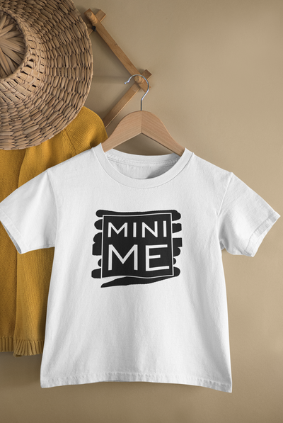 Me Father and Daughter White Matching T-Shirt- FunkyTeesClub