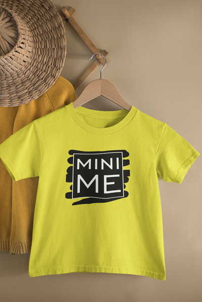 Me Father and Son Yellow Matching T-Shirt- FunkyTeesClub