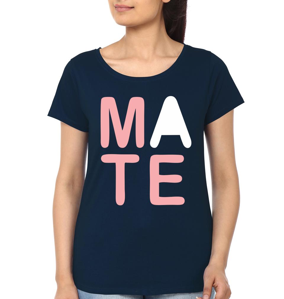 Soulmate Couple Half Sleeves T-Shirts -FunkyTees