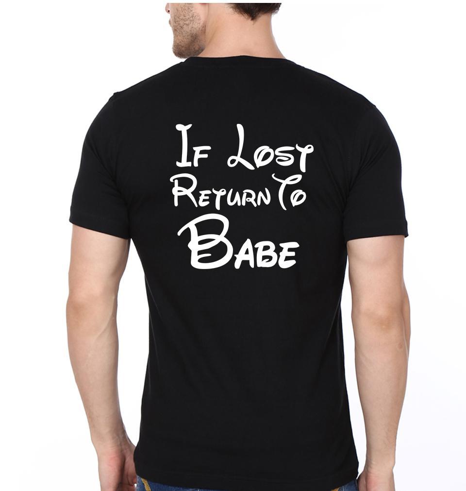 If Lost Couple Half Sleeves T-Shirts -FunkyTees