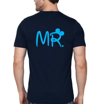 Mr. & Mrs Couple Half Sleeves T-Shirts -FunkyTees