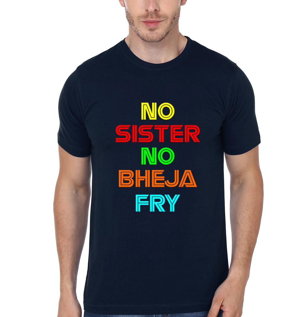 No Bheja Fry Brother-Sister Half Sleeves T-Shirts -FunkyTees