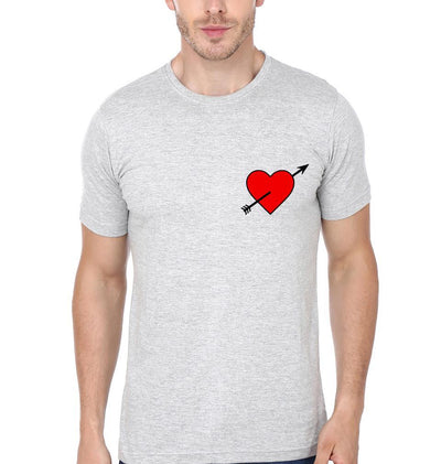 Love Arrows Couple Half Sleeves T-Shirts -FunkyTees