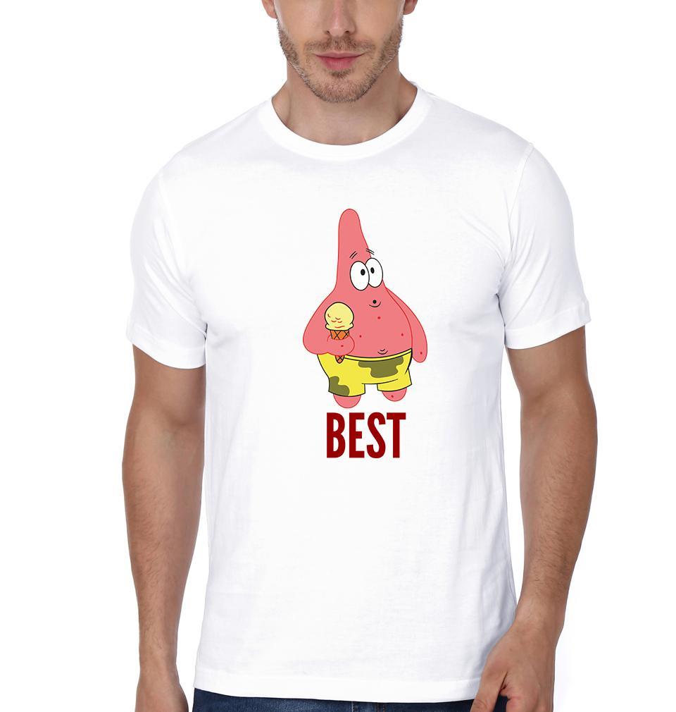 Patrick Sponge BFF Half Sleeves T-Shirts-FunkyTees