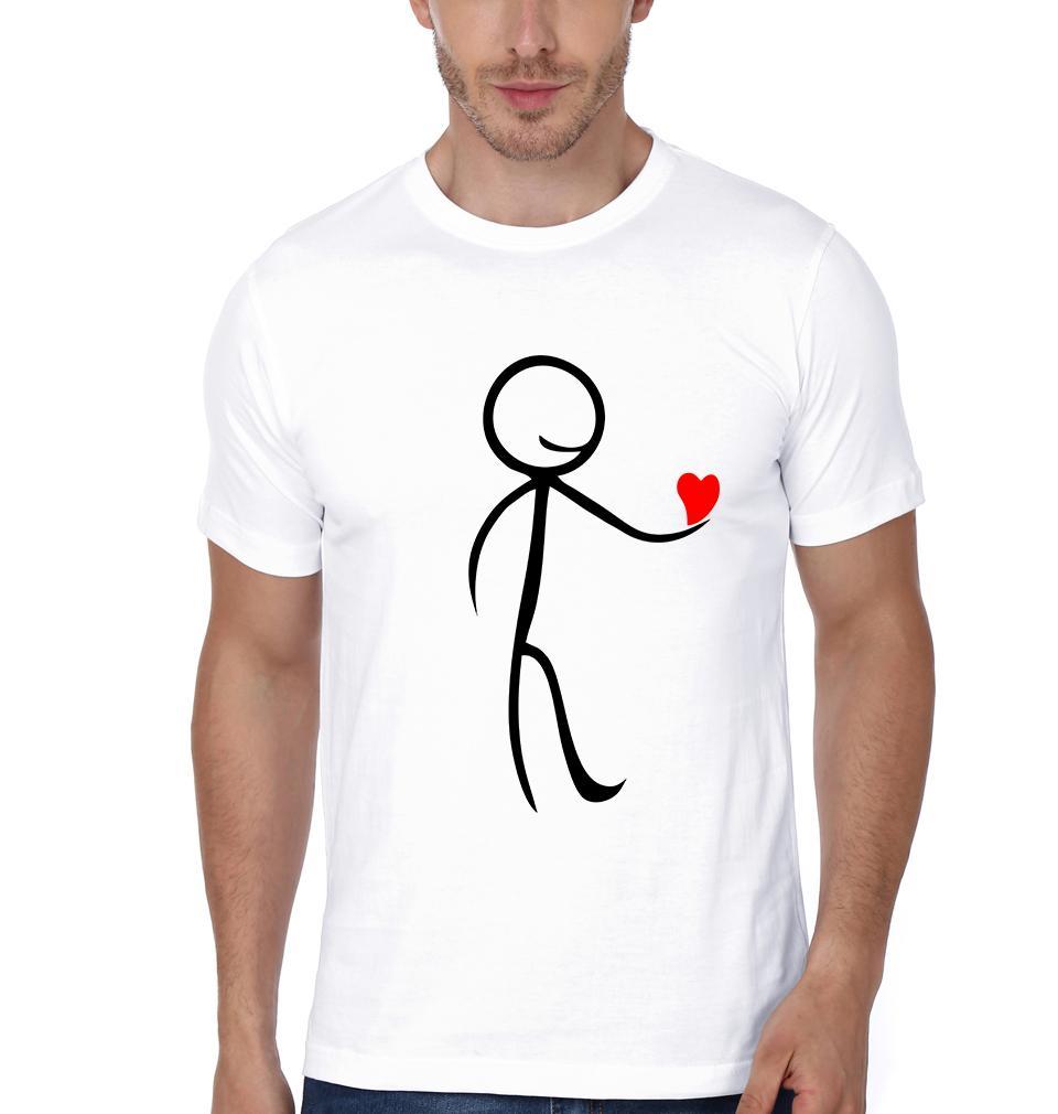 Couple Half Sleeves T-Shirts -FunkyTees