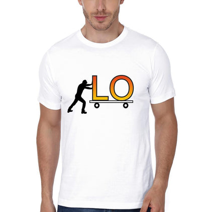 Love Couple Half Sleeves T-Shirts -FunkyTees