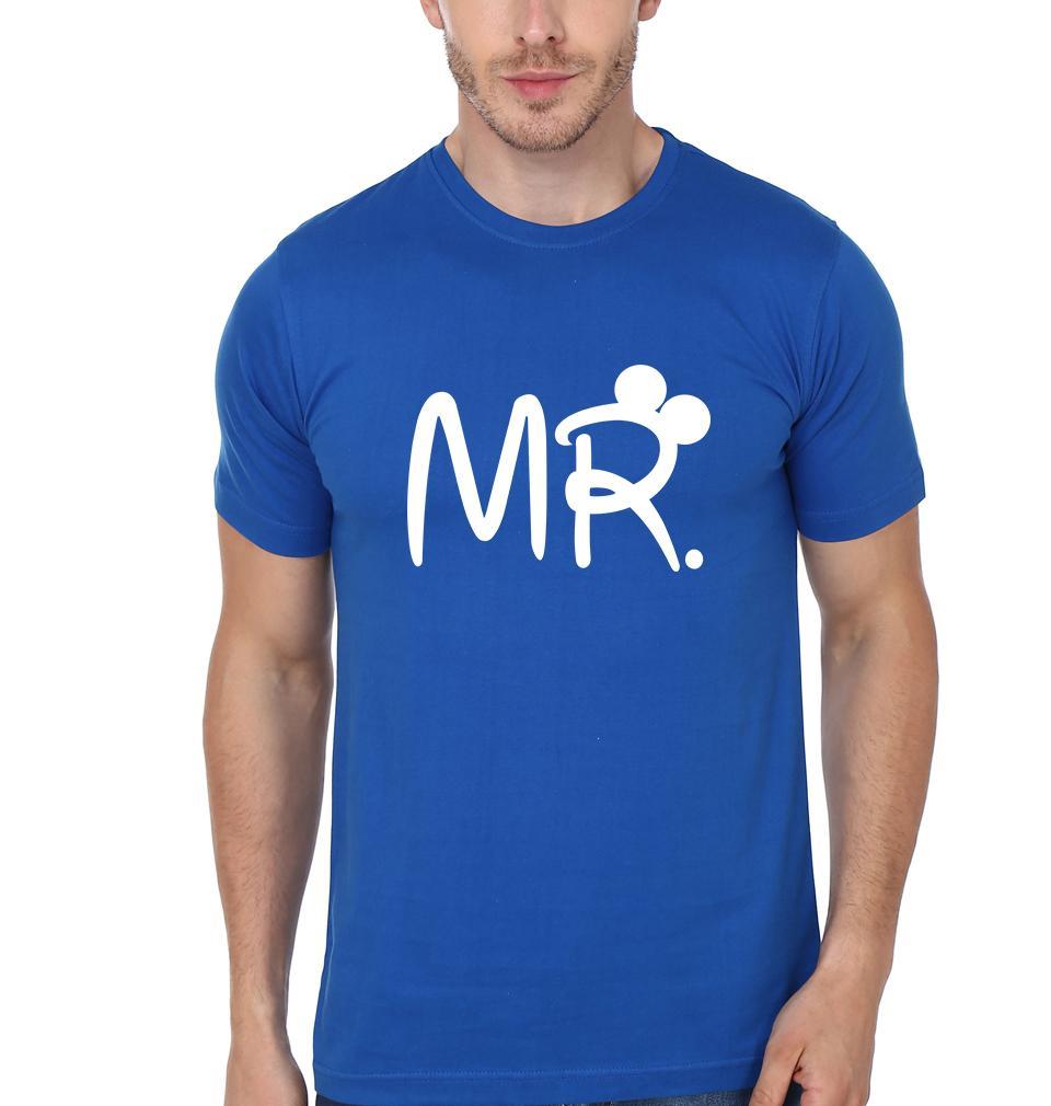 Mr. & Mrs Couple Half Sleeves T-Shirts -FunkyTees