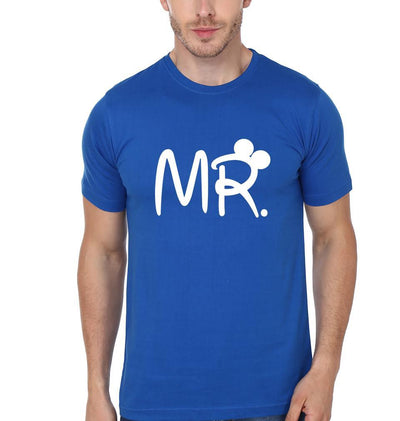 Mr. & Mrs Couple Half Sleeves T-Shirts -FunkyTees