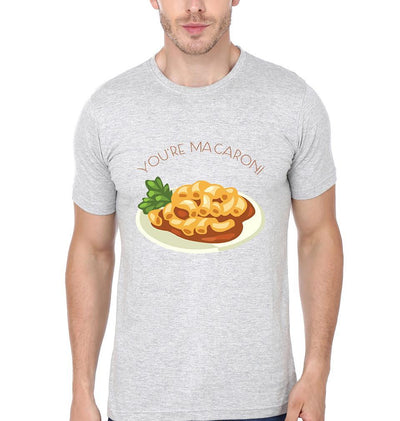 FunkyTees Cheese Macraoni BFF Half Sleeve T Shirt