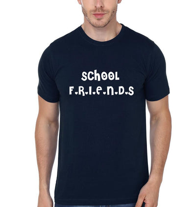 School Friends BFF Half Sleeves T-Shirts-FunkyTees