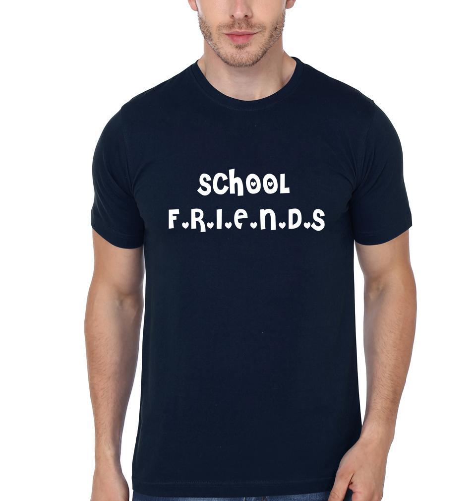 School Friends BFF Half Sleeves T-Shirts-FunkyTees