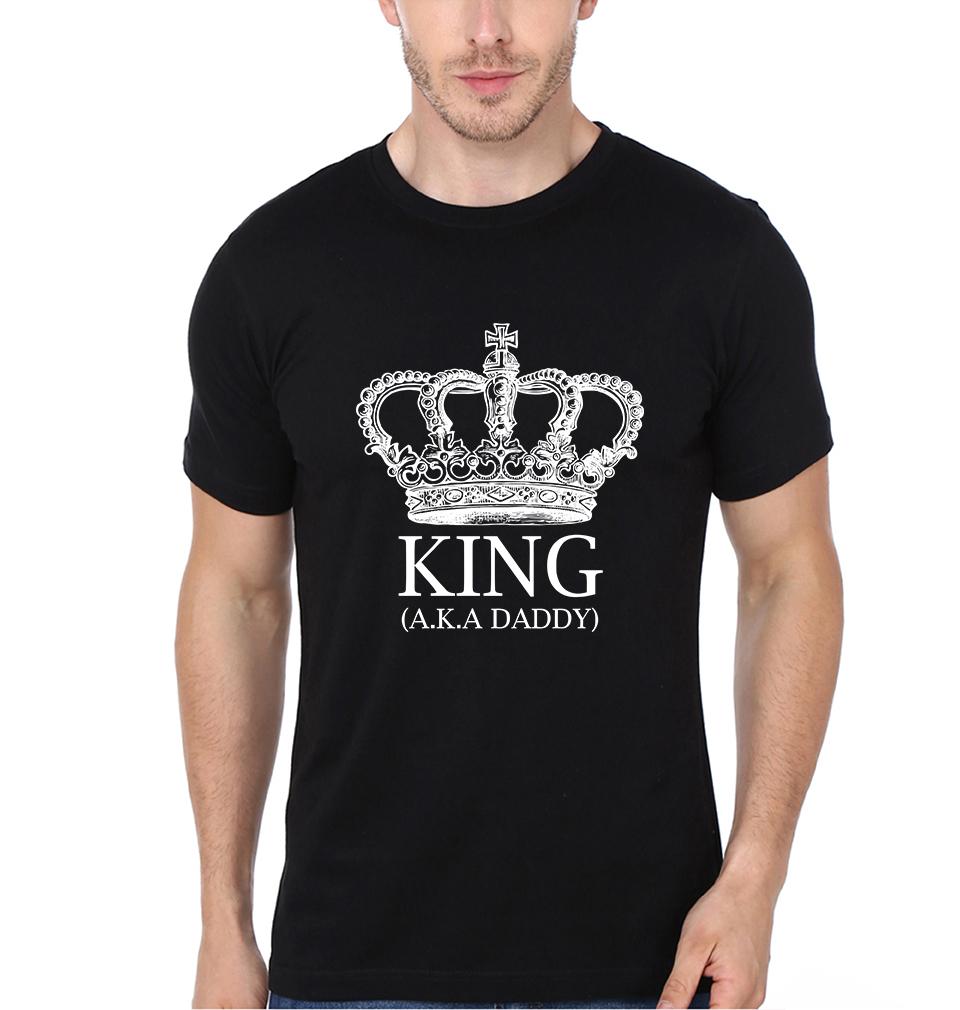 King Aka Daddy & Daddy's Little Princess Father and Daughter Matching T-Shirt- FunkyTeesClub