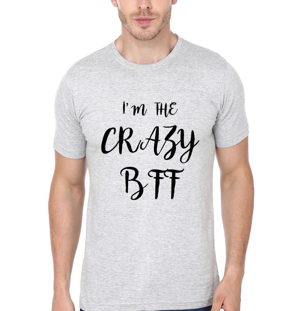 Crazy BFF Half Sleeves T-Shirts-FunkyTees