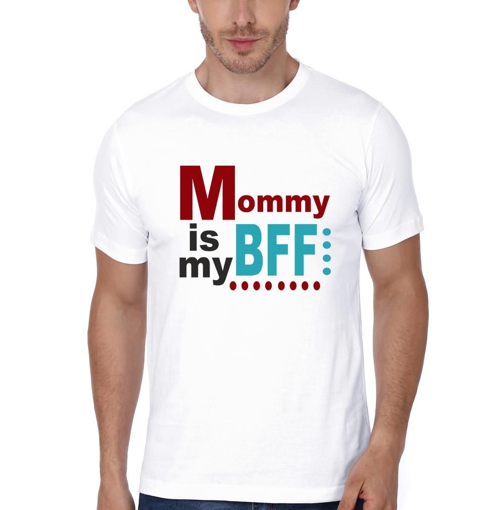 Mommy Is My Bff Kiddy Is My Bff Mother and Son Matching T-Shirt- FunkyTees