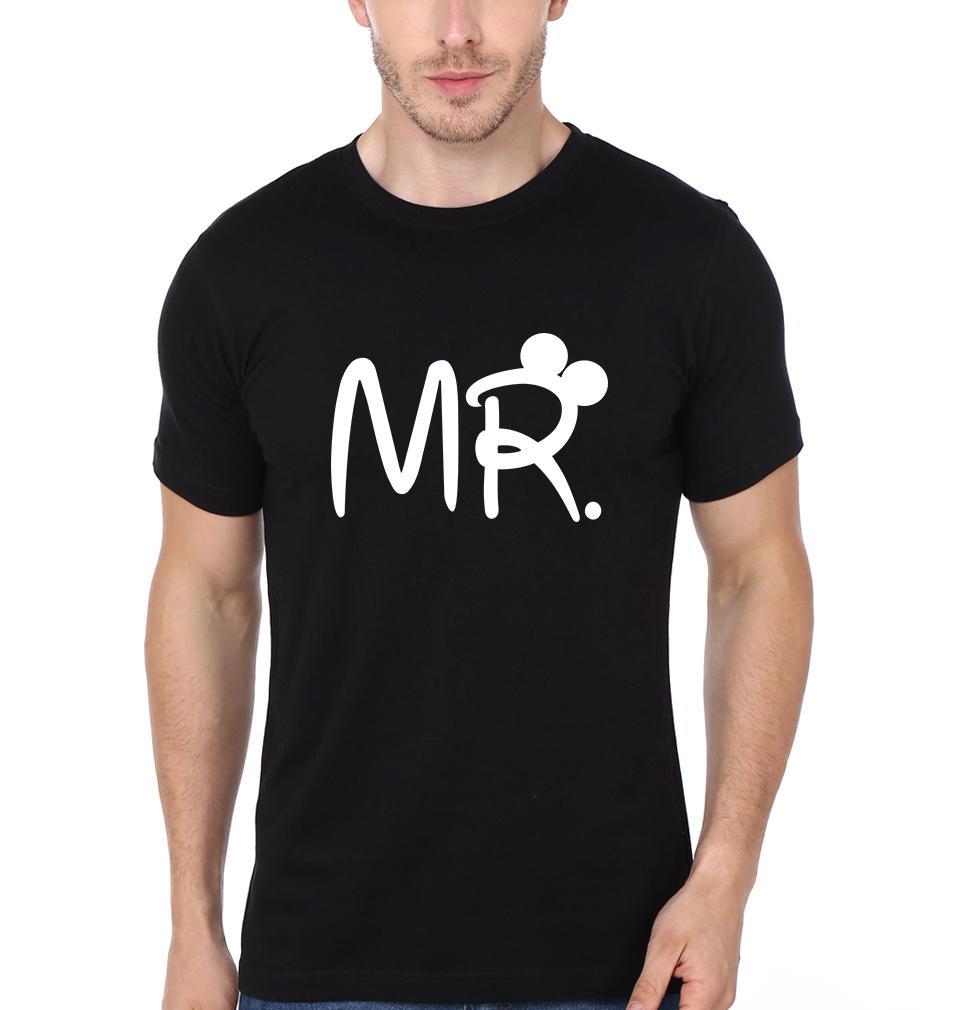 Mr. & Mrs Couple Half Sleeves T-Shirts -FunkyTees