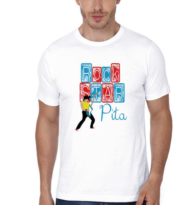 Rockstar Pita Rockstar Beti Father and Daughter Matching T-Shirt- FunkyTeesClub