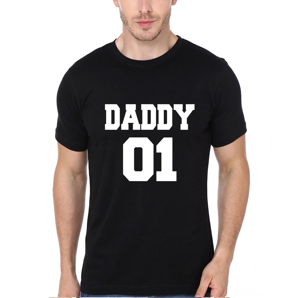 Daddy 01  Daddy's Girl 01 Father and Daughter Matching T-Shirt- FunkyTeesClub