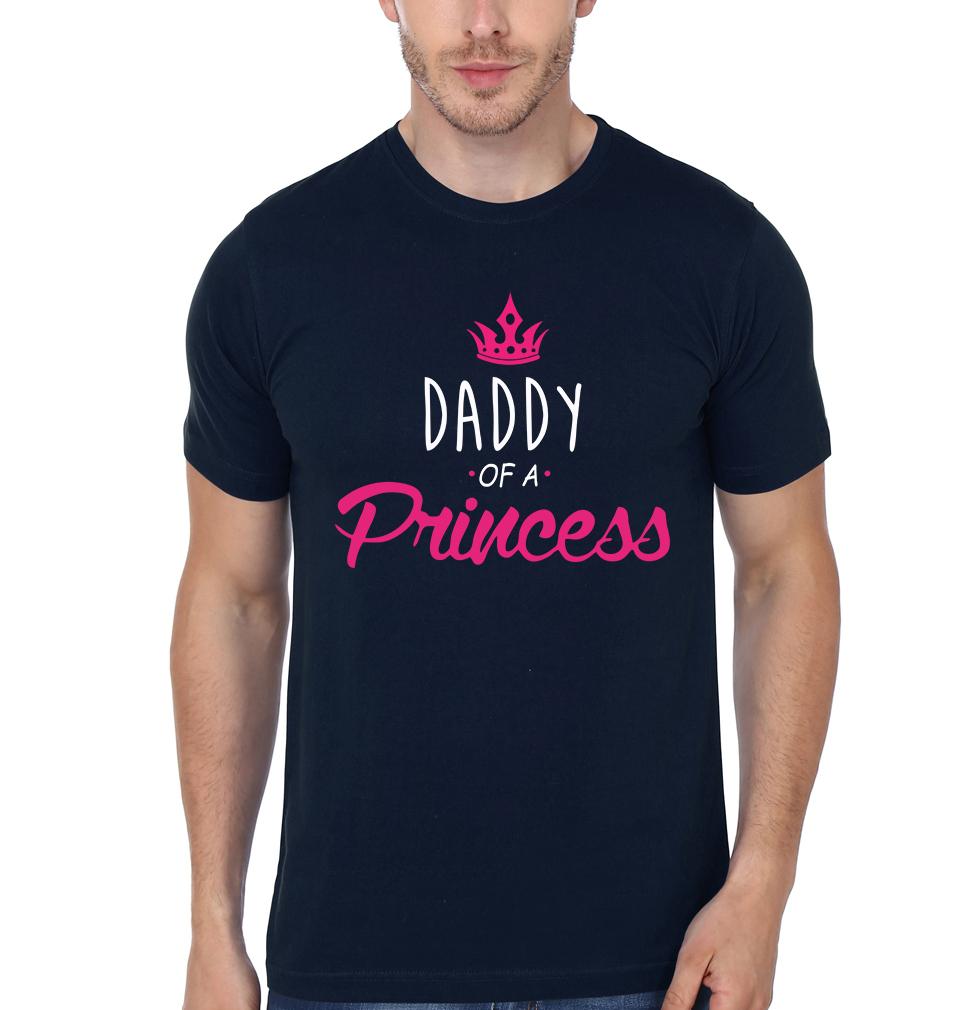 Daughter Of King & Daddy Of A  Princess Father and Daughter Matching T-Shirt- FunkyTeesClub