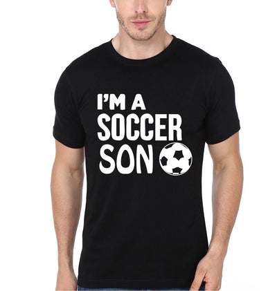 I'M A Soccer Mom I'M A Soccer Son Mother and Son Matching T-Shirt- FunkyTeesClub
