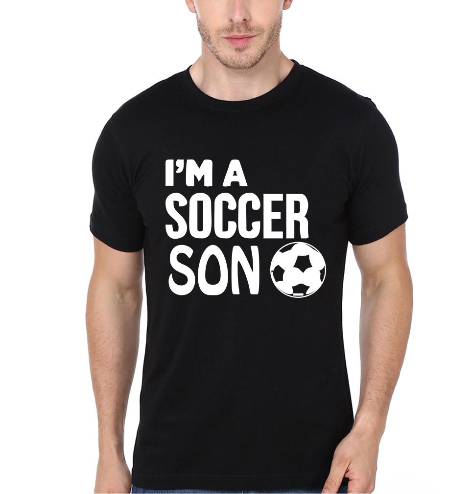 I'M A Soccer Mom I'M A Soccer Son Mother and Son Matching T-Shirt- FunkyTeesClub