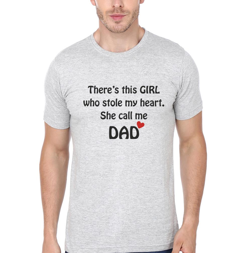 I Stole Daddy's  Heart Father and Daughter Matching T-Shirt- FunkyTeesClub