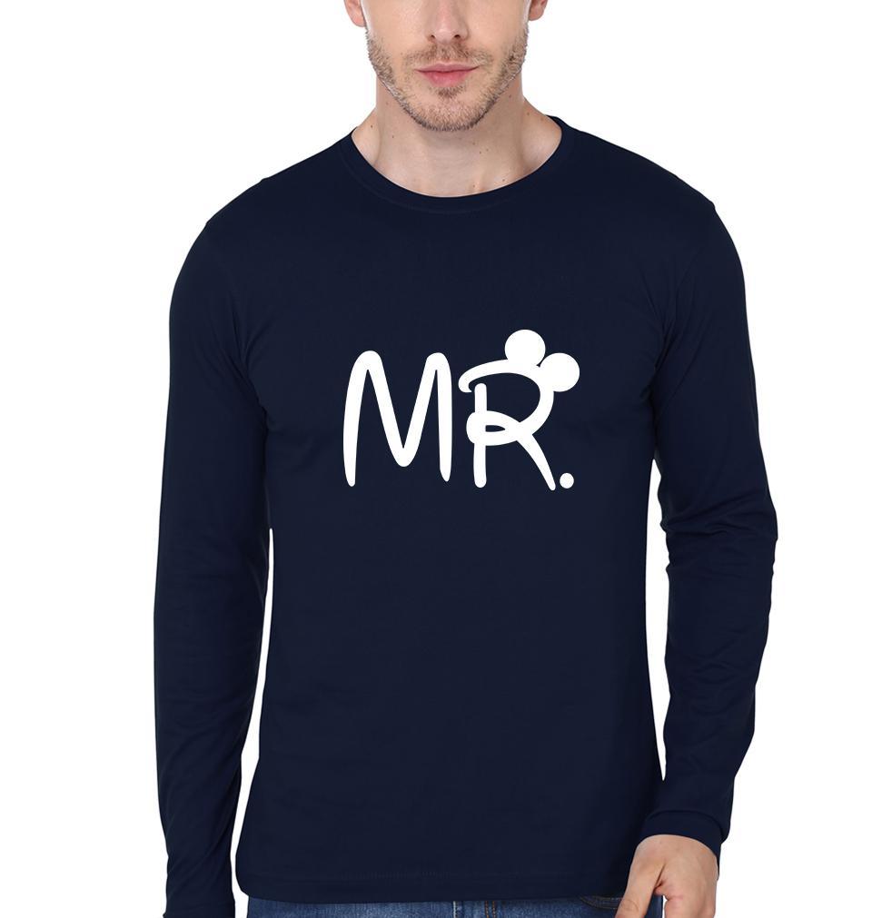 Mr. & Mrs Couple Full Sleeves T-Shirts -FunkyTees