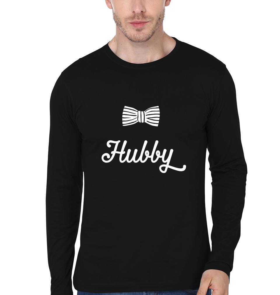 Hubby Wifey Couple Full Sleeves T-Shirts -FunkyTees