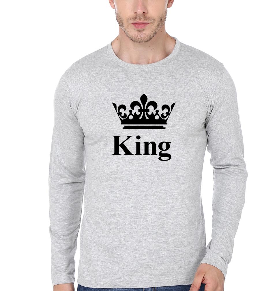 King Princess Father and Daughter Matching Full Sleeves T-Shirt- FunkyTeesClub