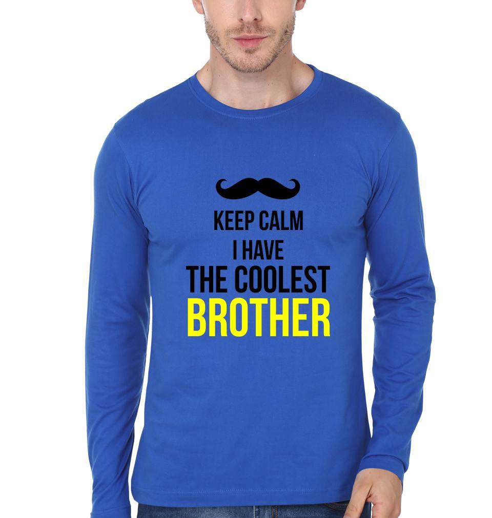 Coolest Brother-Brother Full Sleeves T-Shirts -FunkyTees