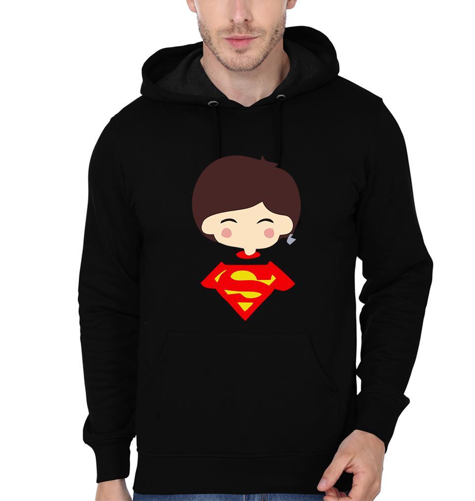 Super Man Super Girl Couple Hoodie-FunkyTees